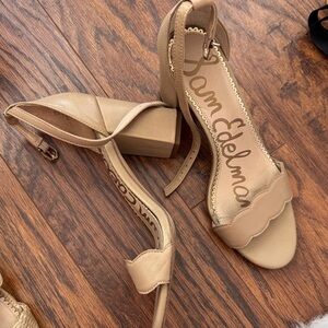 Sam Edelman Women's Neutral Block Heel Sandals